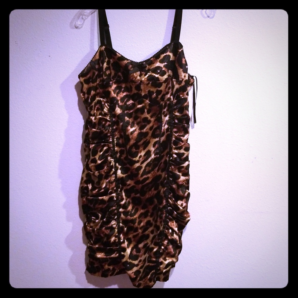 Leopard print dress